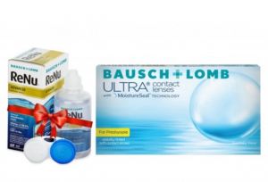 ULTRA MultiFocal 3шт + 1 лінза у подарунок + Renu Advanced 60мл