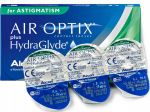 Air Optix plus HydraGlyde for Astigmatism 4шт (2+2)