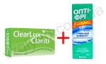 ClearLux Premium 3шт + Оpti Free Express 355мл