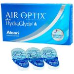 Air Optix plus HydraGlyde 3шт